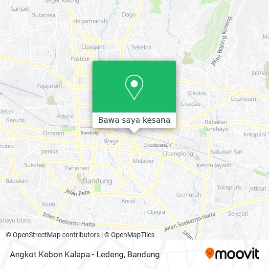 Peta Angkot Kebon Kalapa - Ledeng