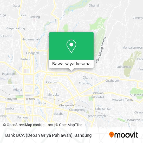 Peta Bank BCA (Depan Griya Pahlawan)