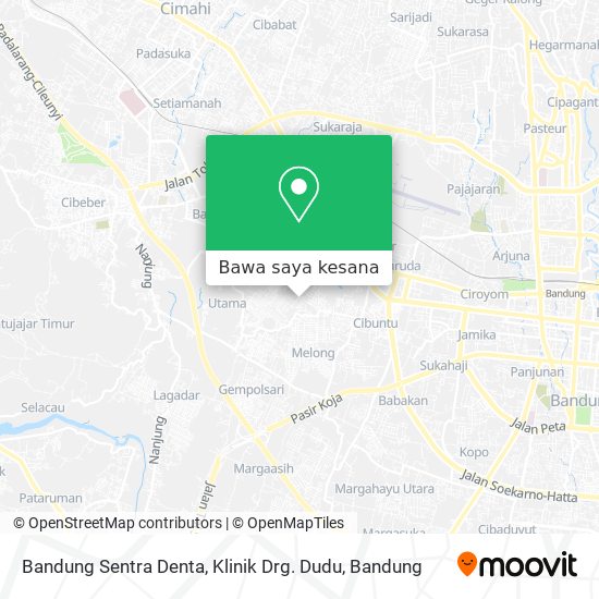 Peta Bandung Sentra Denta, Klinik Drg. Dudu