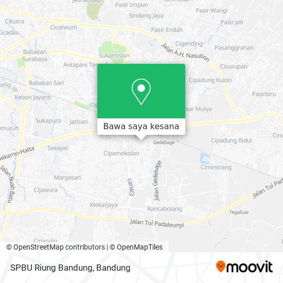 Peta SPBU Riung Bandung