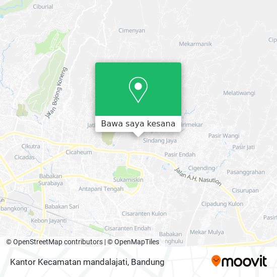 Peta Kantor Kecamatan mandalajati