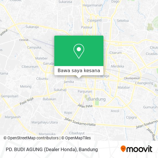 Peta PD. BUDI AGUNG (Dealer Honda)