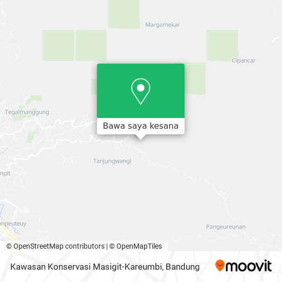 Peta Kawasan Konservasi Masigit-Kareumbi