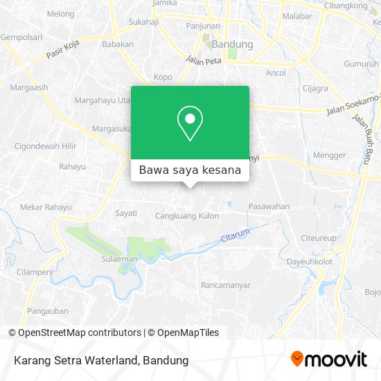 Peta Karang Setra Waterland