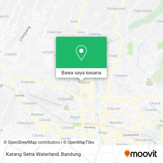 Peta Karang Setra Waterland
