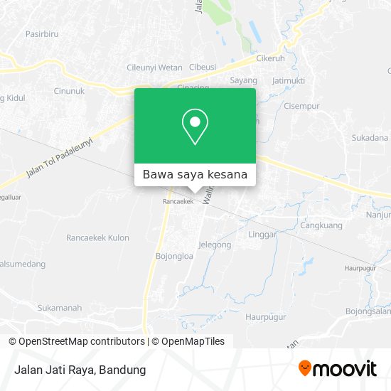 Peta Jalan Jati Raya