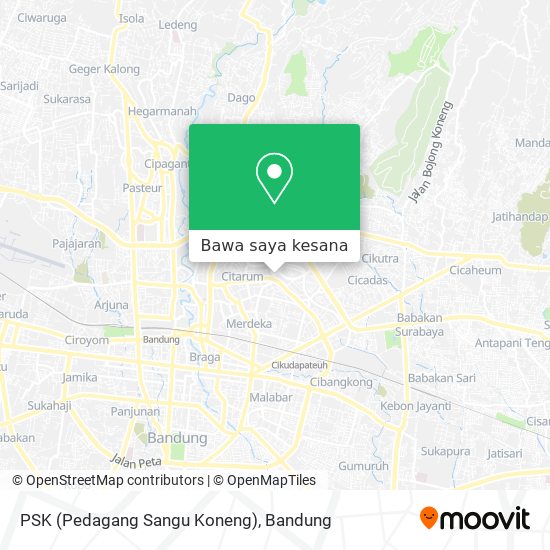 Peta PSK (Pedagang Sangu Koneng)