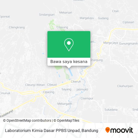 Peta Laboratorium Kimia Dasar PPBS Unpad