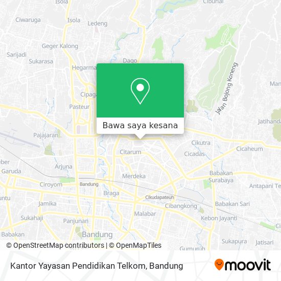 Peta Kantor Yayasan Pendidikan Telkom