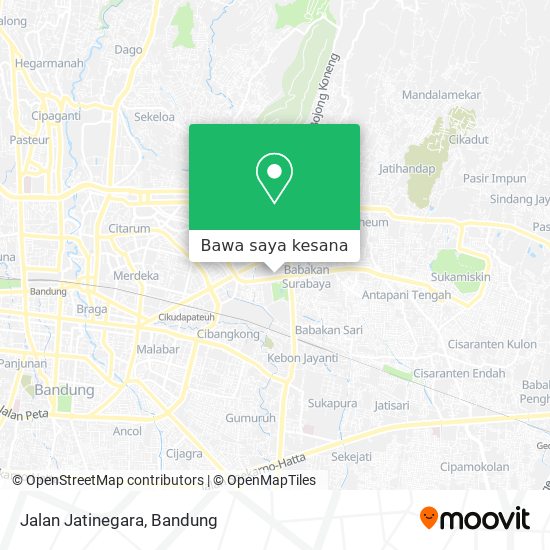 Peta Jalan Jatinegara