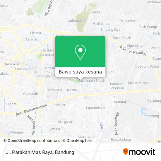 Peta Jl. Parakan Mas Raya