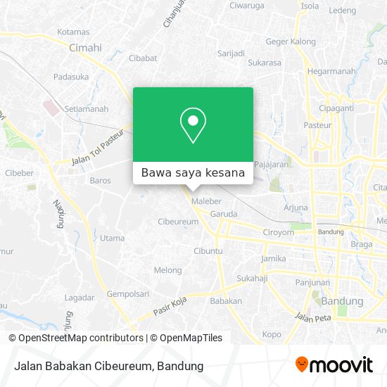 Peta Jalan Babakan Cibeureum