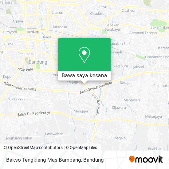 Peta Bakso Tengkleng Mas Bambang