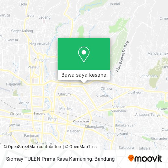 Peta Siomay TULEN Prima Rasa Kamuning