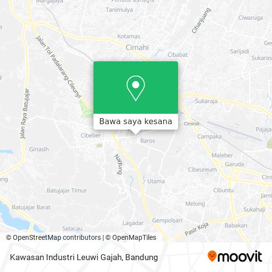 Peta Kawasan Industri Leuwi Gajah
