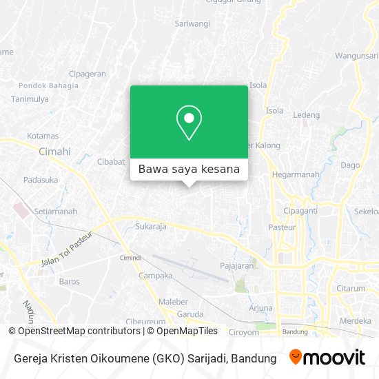Peta Gereja Kristen Oikoumene (GKO) Sarijadi
