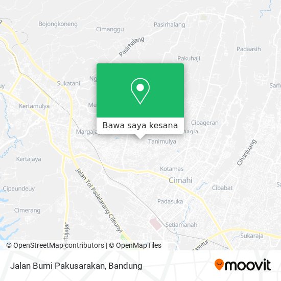 Peta Jalan Bumi Pakusarakan