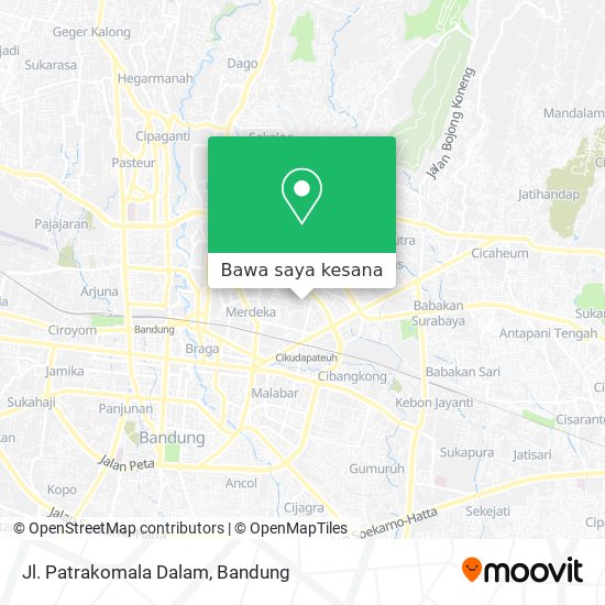 Peta Jl. Patrakomala Dalam