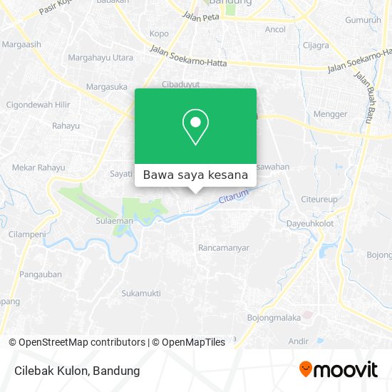 Peta Cilebak Kulon