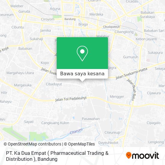 Peta PT. Ka Dua Empat ( Pharmaceutical Trading & Distribution )