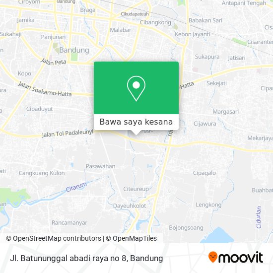 Peta Jl. Batununggal abadi raya no 8