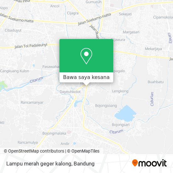 Peta Lampu merah geger kalong