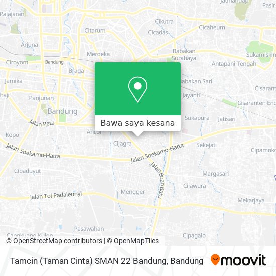 Peta Tamcin (Taman Cinta) SMAN 22 Bandung