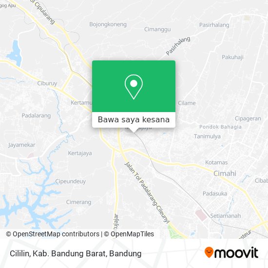 Peta Cililin, Kab. Bandung Barat
