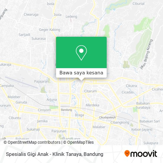 Peta Spesialis Gigi Anak - Klinik Tanaya