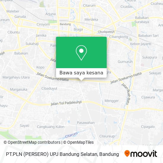 Peta PT.PLN (PERSERO) UPJ Bandung Selatan