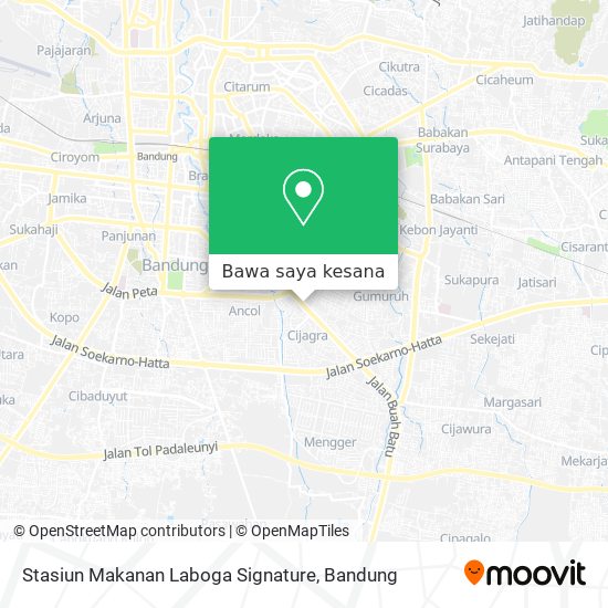 Peta Stasiun Makanan Laboga Signature