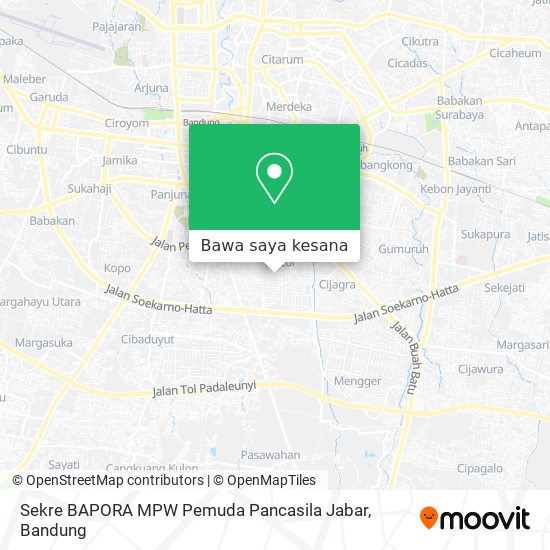 Peta Sekre BAPORA MPW Pemuda Pancasila Jabar