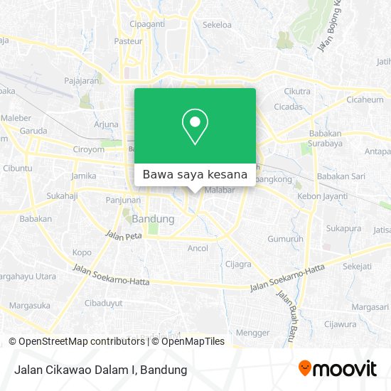 Peta Jalan Cikawao Dalam I