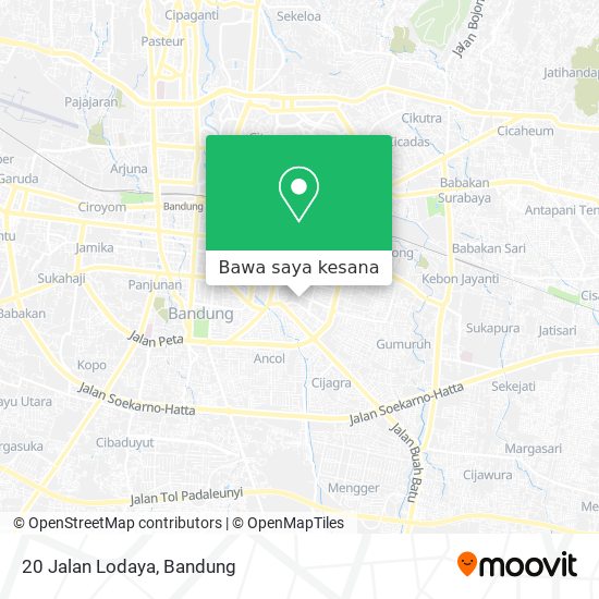 Peta 20 Jalan Lodaya