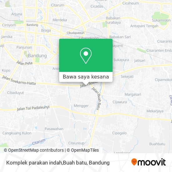 Peta Komplek parakan indah,Buah batu