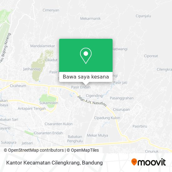 Peta Kantor Kecamatan Cilengkrang