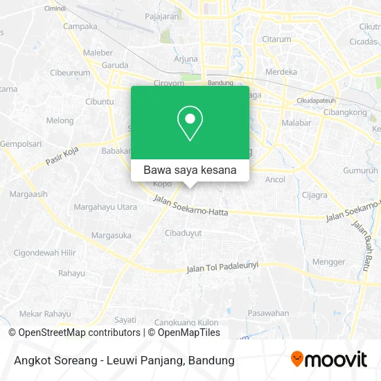 Peta Angkot Soreang - Leuwi Panjang