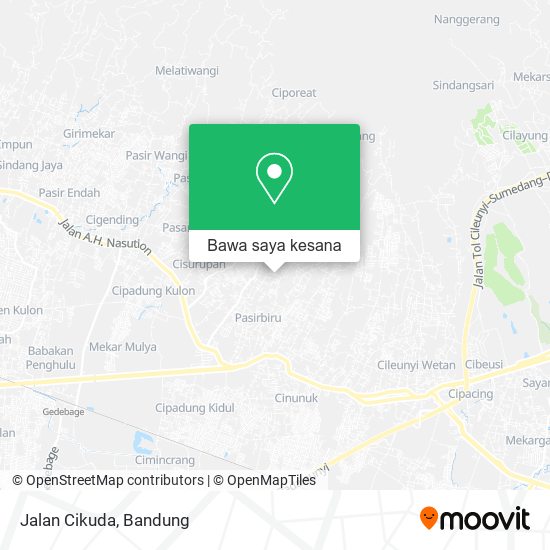 Peta Jalan Cikuda