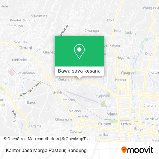 Peta Kantor Jasa Marga Pasteur