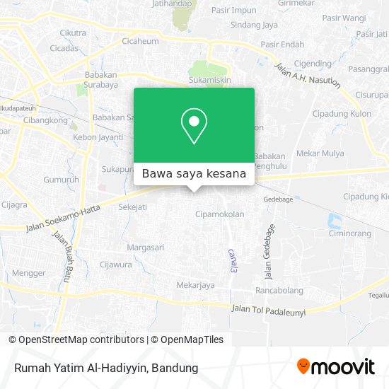 Peta Rumah Yatim Al-Hadiyyin