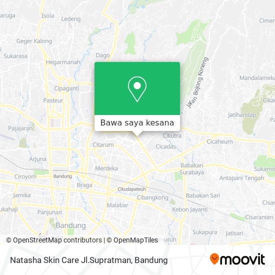 Peta Natasha Skin Care Jl.Supratman
