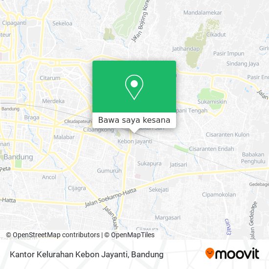 Peta Kantor Kelurahan Kebon Jayanti