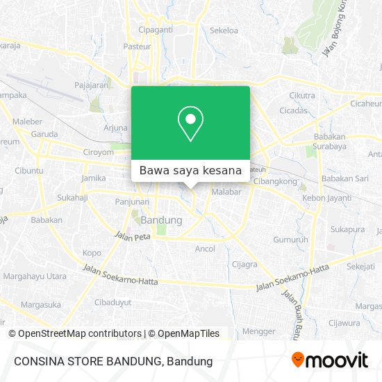 Peta CONSINA STORE BANDUNG