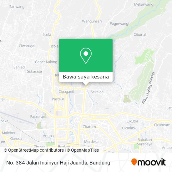 Peta No. 384 Jalan Insinyur Haji Juanda