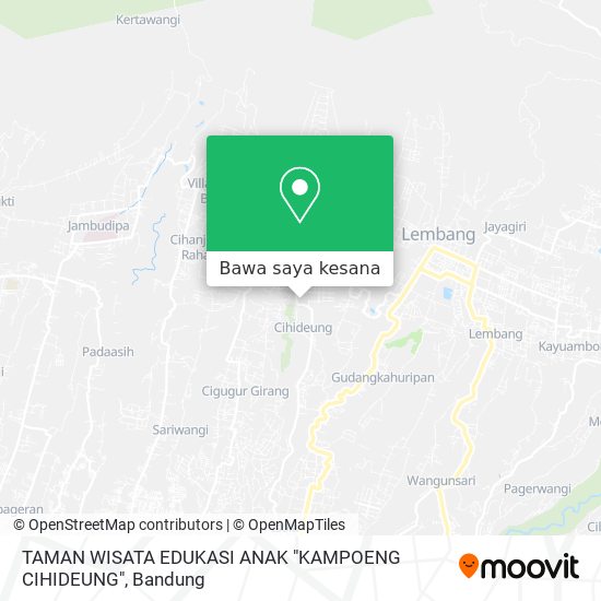 Peta TAMAN WISATA EDUKASI ANAK "KAMPOENG CIHIDEUNG"