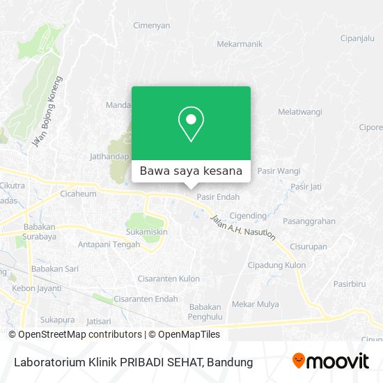 Peta Laboratorium Klinik PRIBADI SEHAT