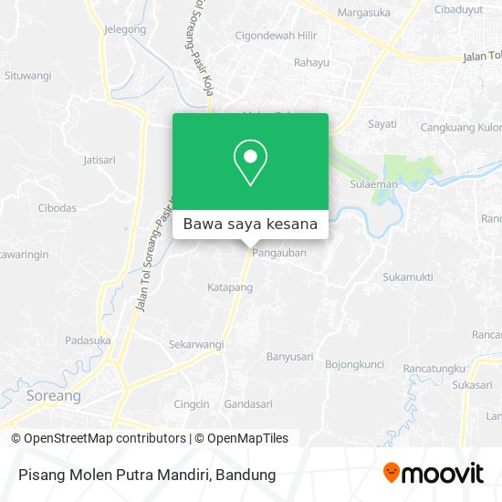 Peta Pisang Molen Putra Mandiri