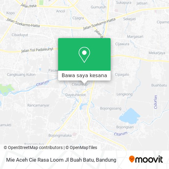 Peta Mie Aceh Cie Rasa Loom Jl Buah Batu
