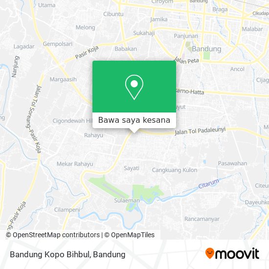 Peta Bandung Kopo Bihbul