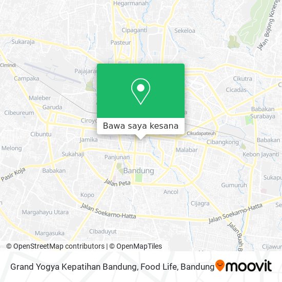 Peta Grand Yogya Kepatihan Bandung, Food Life